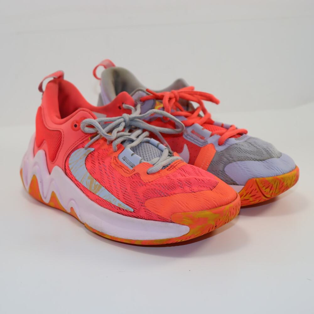 Nike Giannis Immortality 2 Pink Spell Crimson Bliss Shoes 6.5Y (W8) DQ1943-600‎